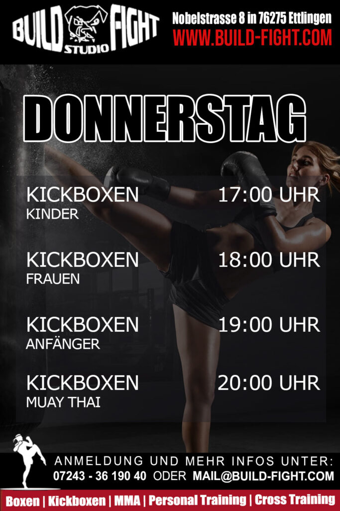 Trainingsplan Donnerstag