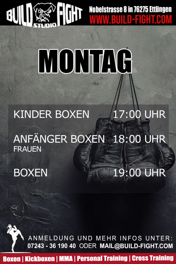 Trainingsplan Montag